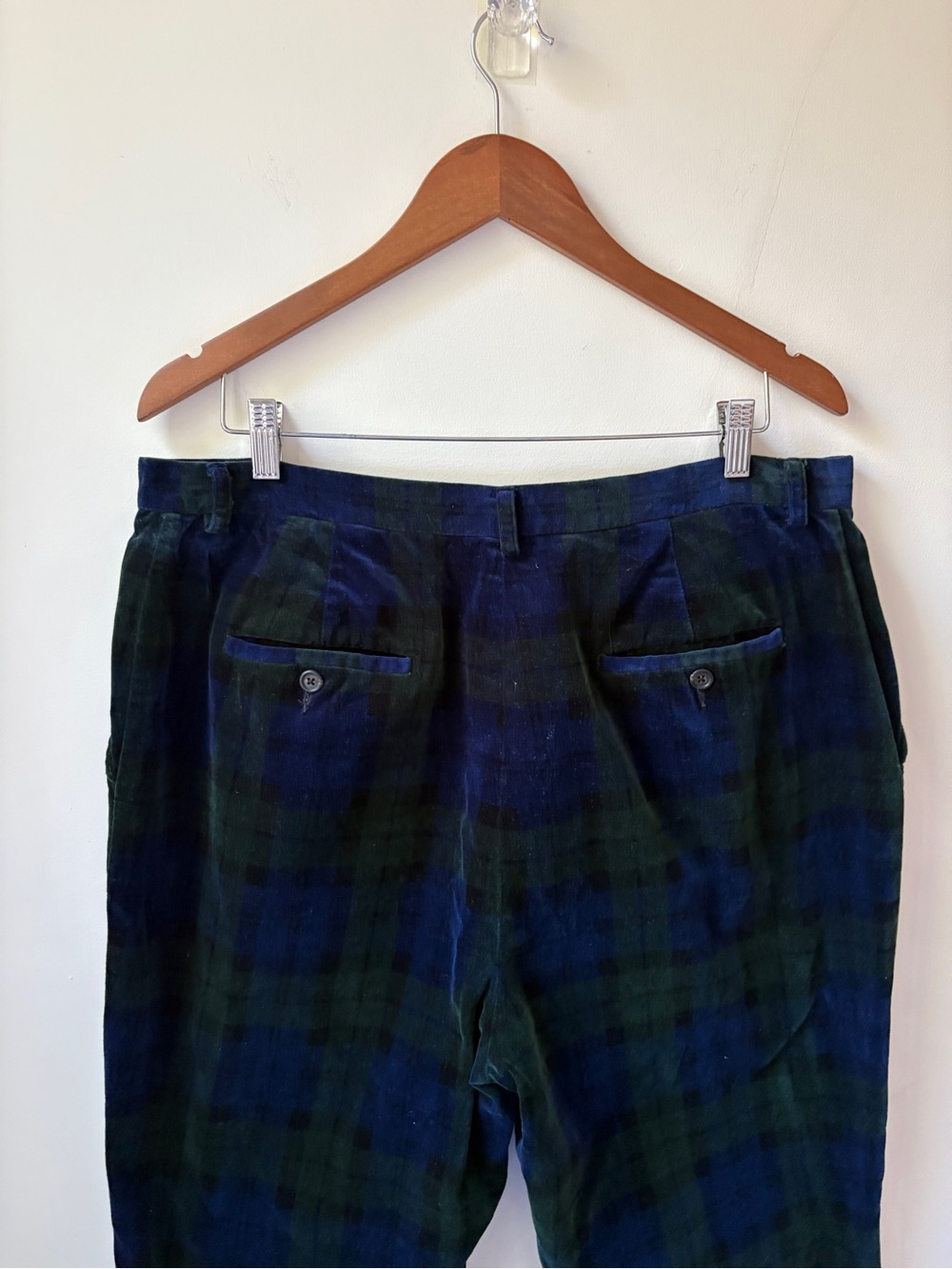RLR Velvet Blackwatch Plaid Pants - Picture 13 of 14